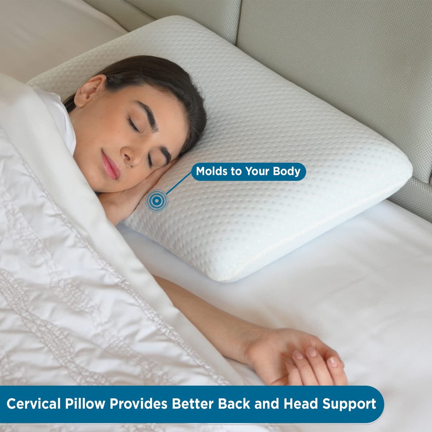 Memory foam pillow